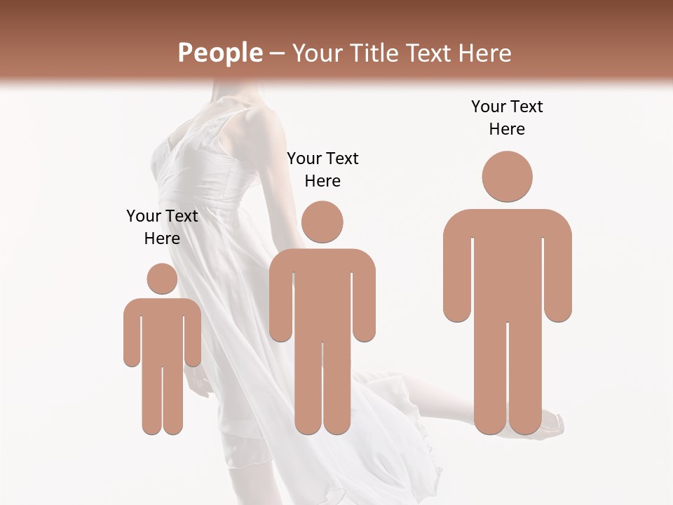 Female Woman Dancer PowerPoint Template