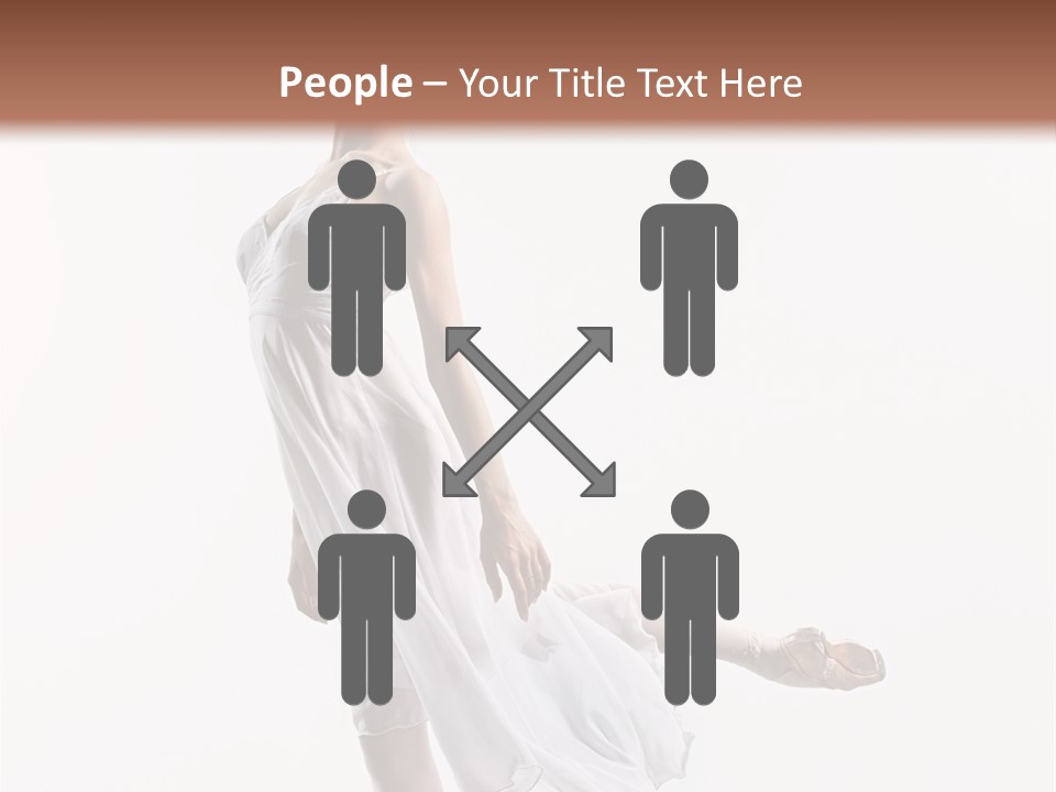 Female Woman Dancer PowerPoint Template