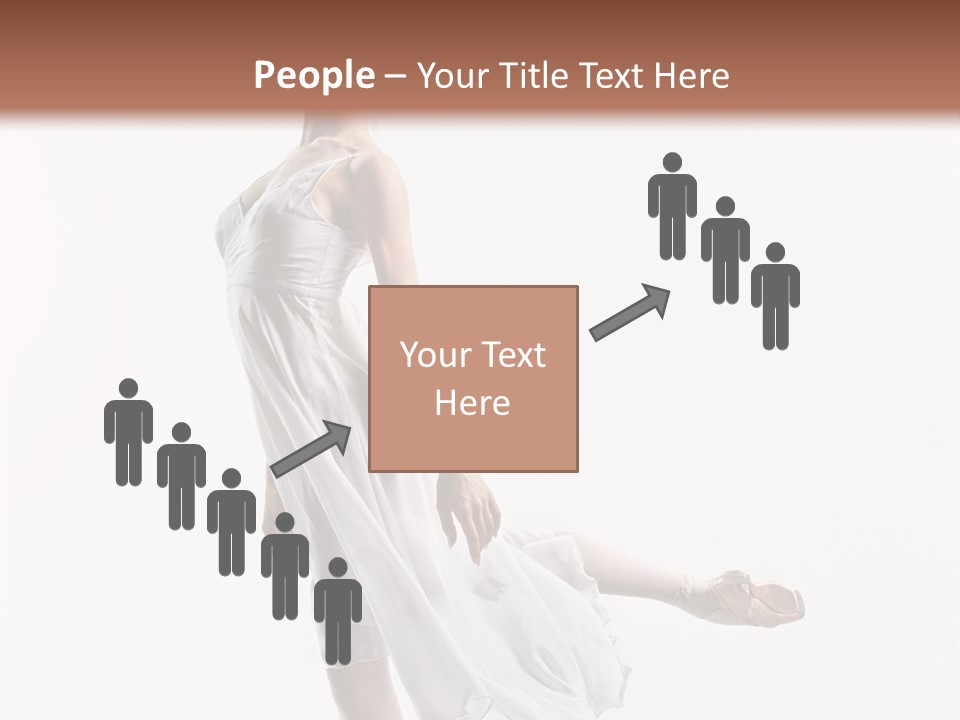 Female Woman Dancer PowerPoint Template