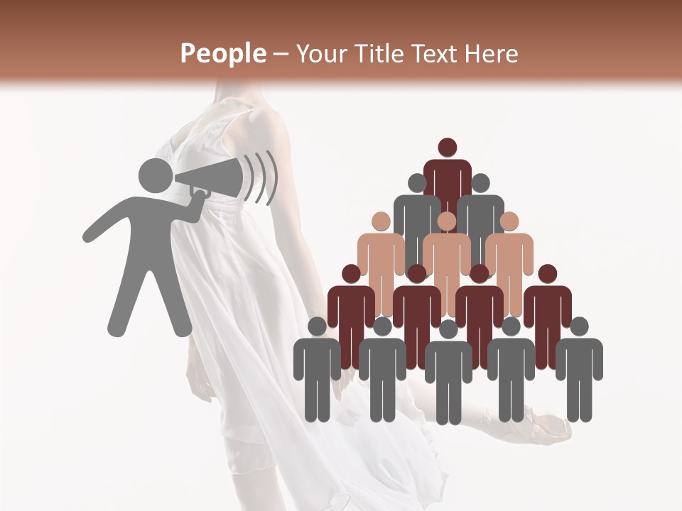 Female Woman Dancer PowerPoint Template