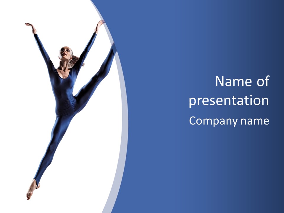 Dancer Behavior Lifestyle PowerPoint Template