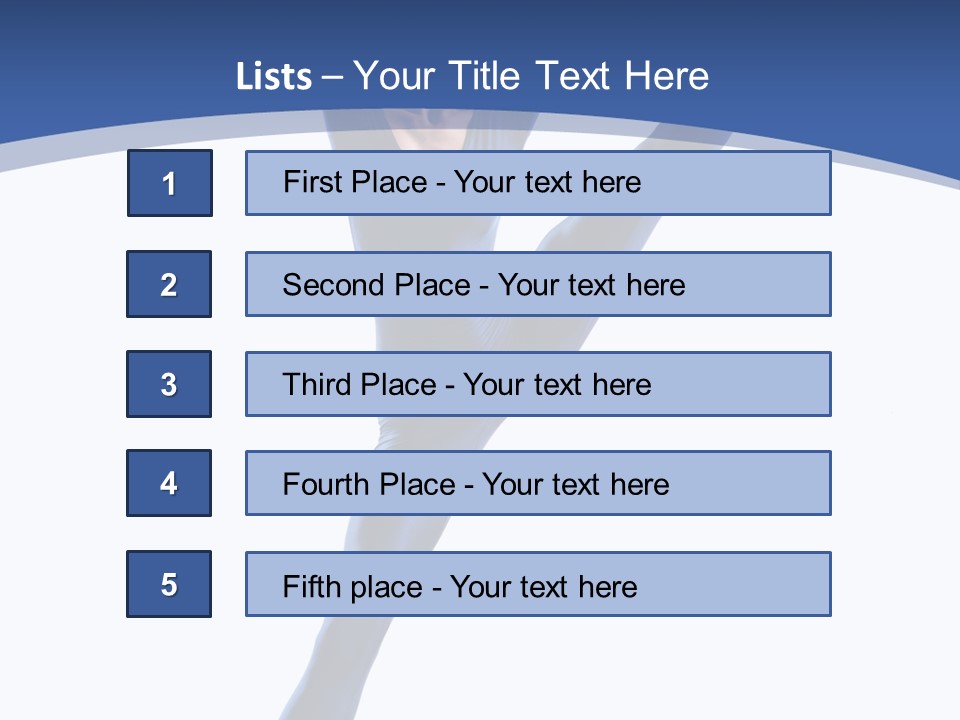 Dancer Behavior Lifestyle PowerPoint Template