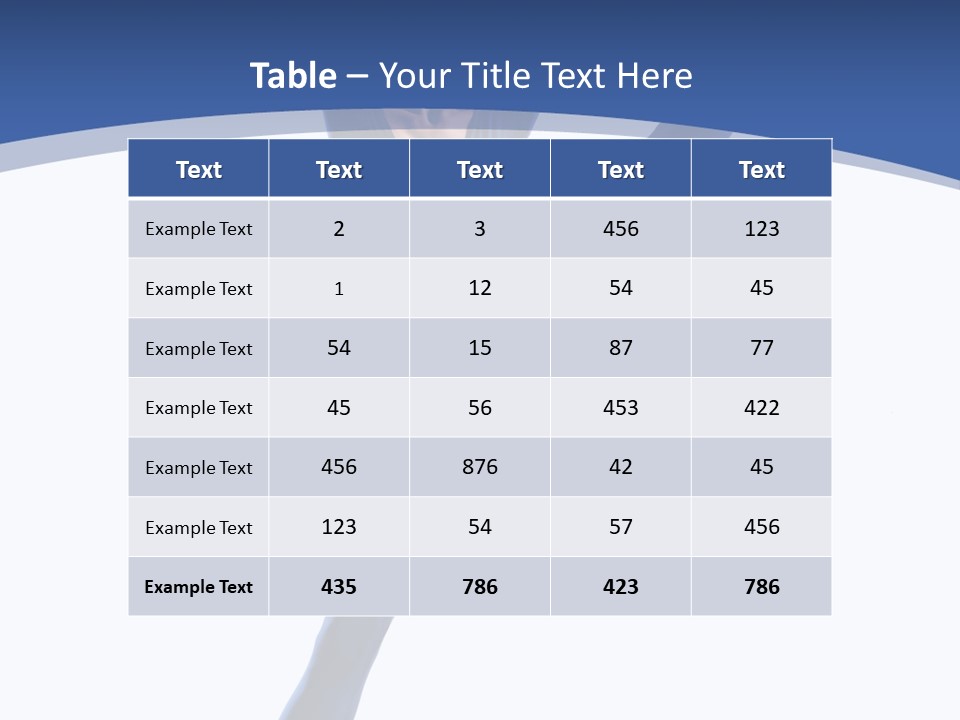 Dancer Behavior Lifestyle PowerPoint Template