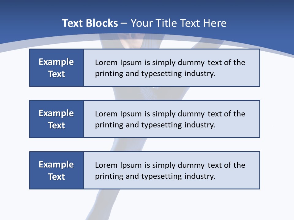 Dancer Behavior Lifestyle PowerPoint Template