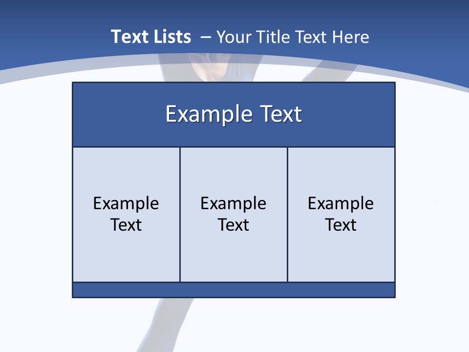 Dancer Behavior Lifestyle PowerPoint Template