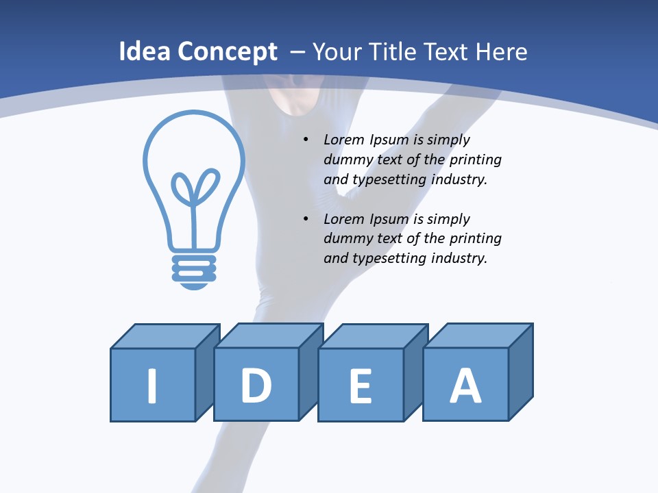 Dancer Behavior Lifestyle PowerPoint Template