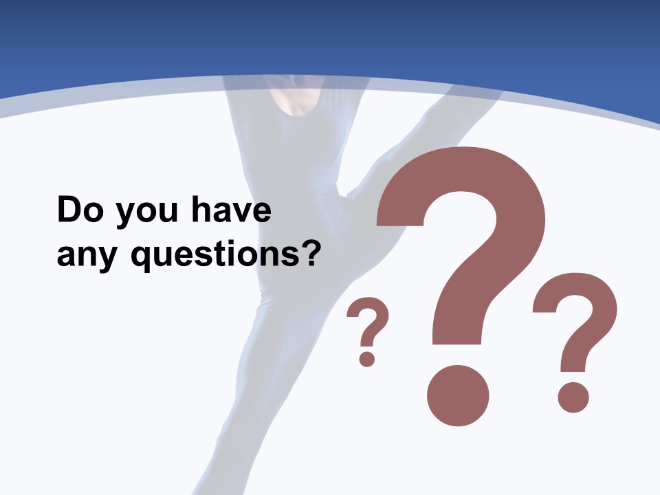 Dancer Behavior Lifestyle PowerPoint Template