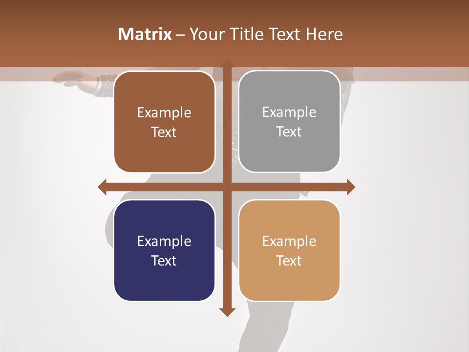 Moving Elegance Breakdancer PowerPoint Template