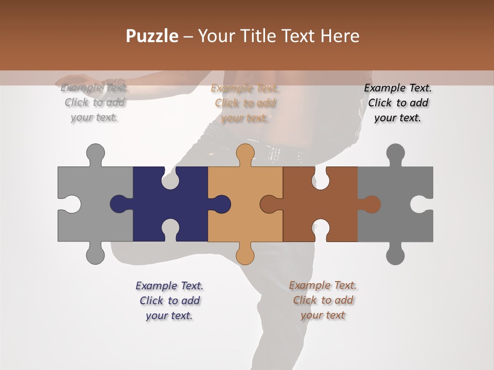 Moving Elegance Breakdancer PowerPoint Template