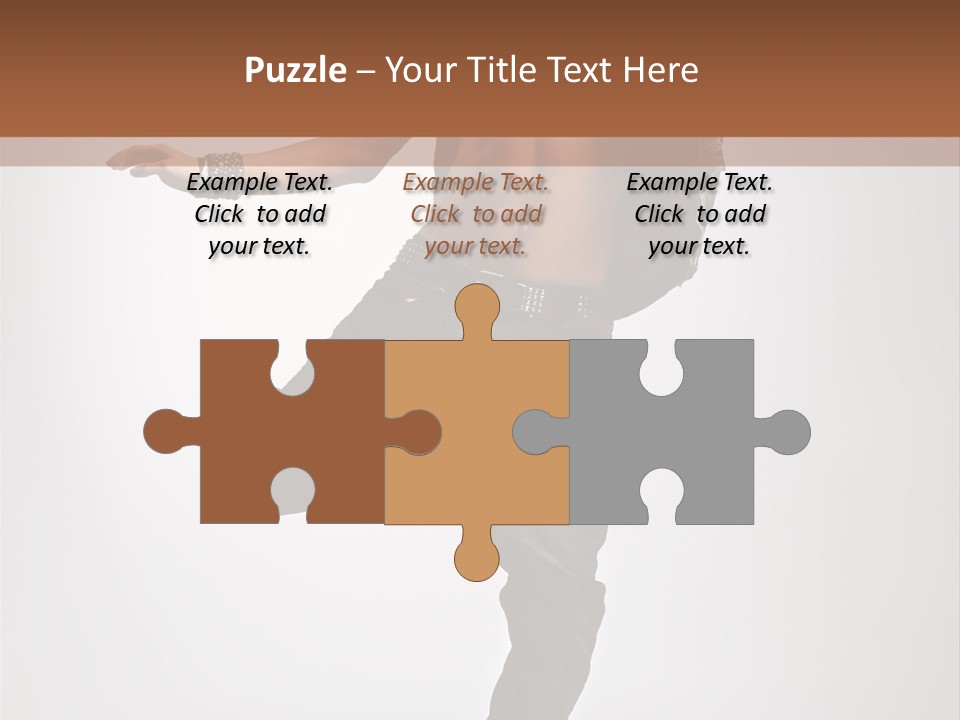 Moving Elegance Breakdancer PowerPoint Template