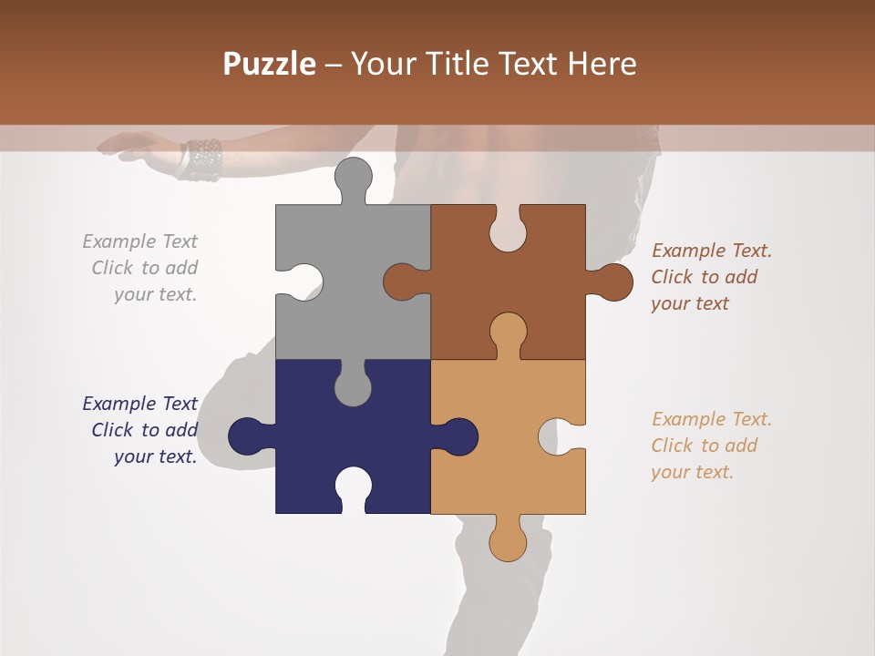 Moving Elegance Breakdancer PowerPoint Template