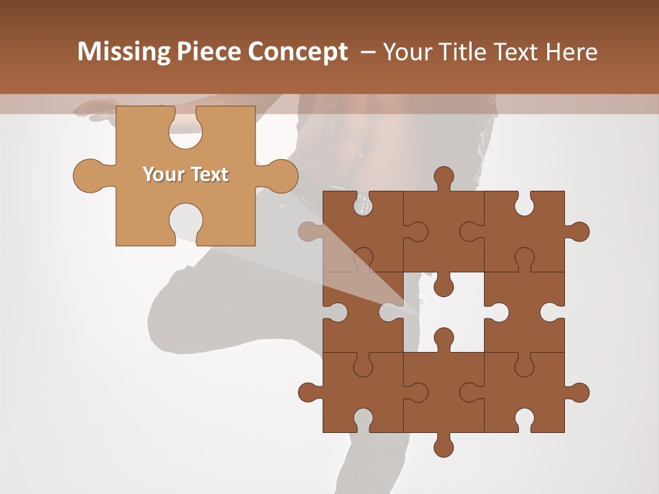 Moving Elegance Breakdancer PowerPoint Template