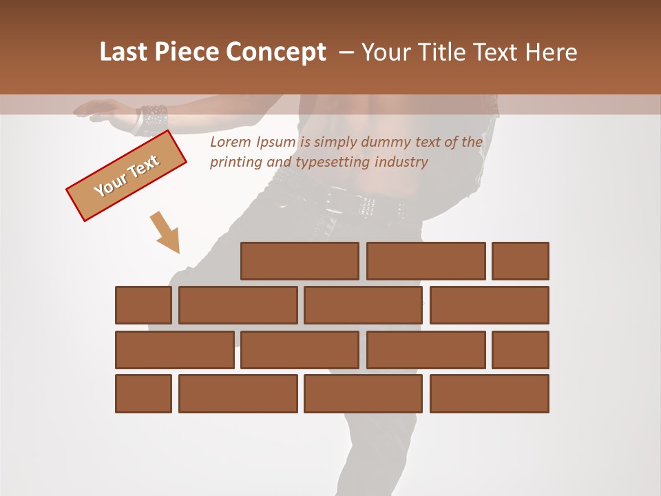 Moving Elegance Breakdancer PowerPoint Template