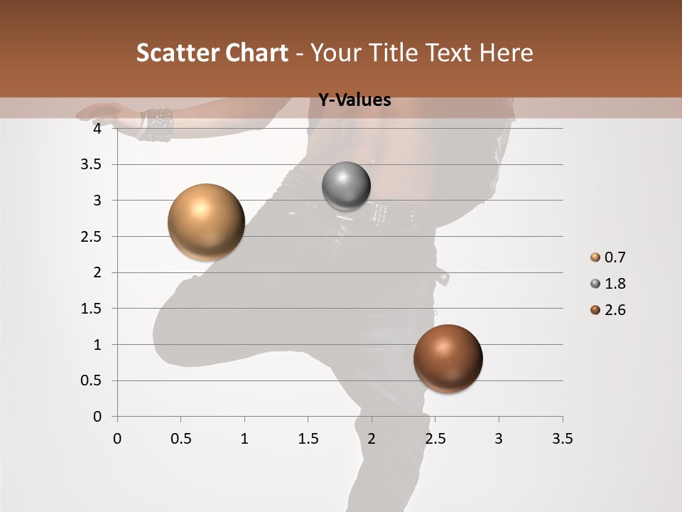 Moving Elegance Breakdancer PowerPoint Template