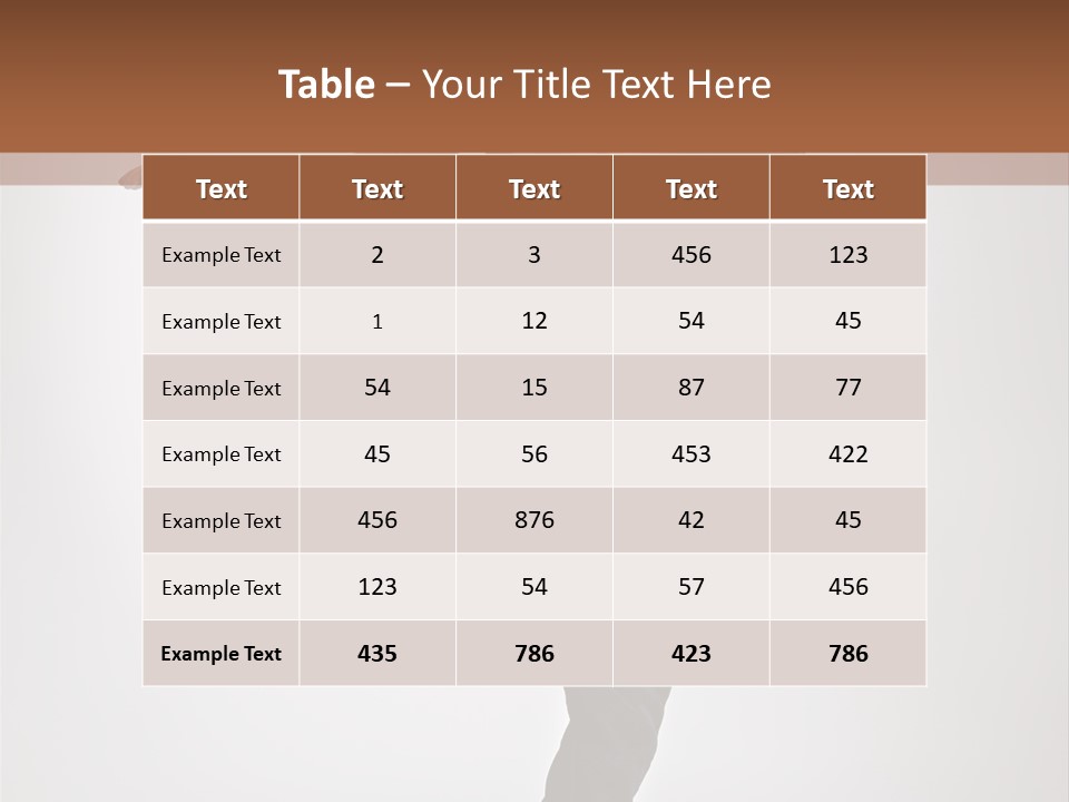 Moving Elegance Breakdancer PowerPoint Template