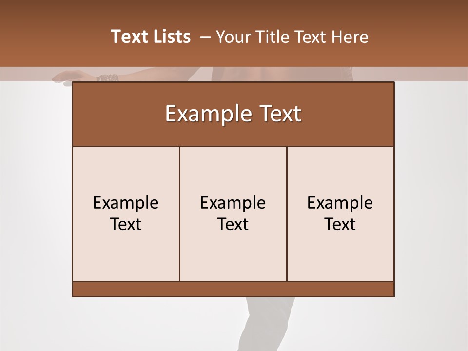 Moving Elegance Breakdancer PowerPoint Template