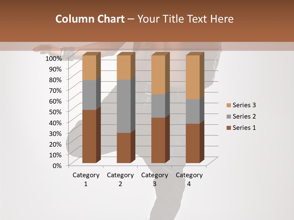 Moving Elegance Breakdancer PowerPoint Template