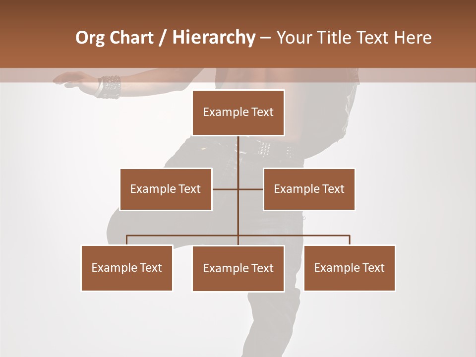 Moving Elegance Breakdancer PowerPoint Template