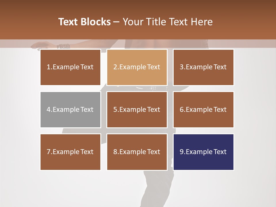 Moving Elegance Breakdancer PowerPoint Template