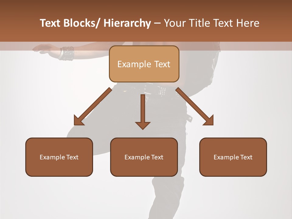 Moving Elegance Breakdancer PowerPoint Template