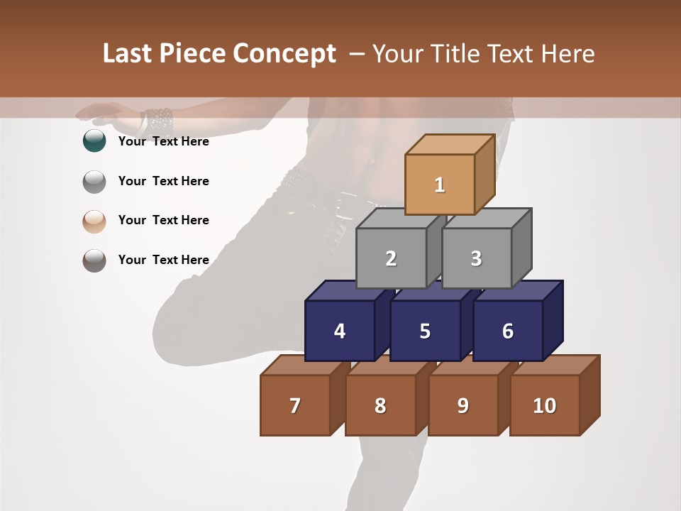 Moving Elegance Breakdancer PowerPoint Template