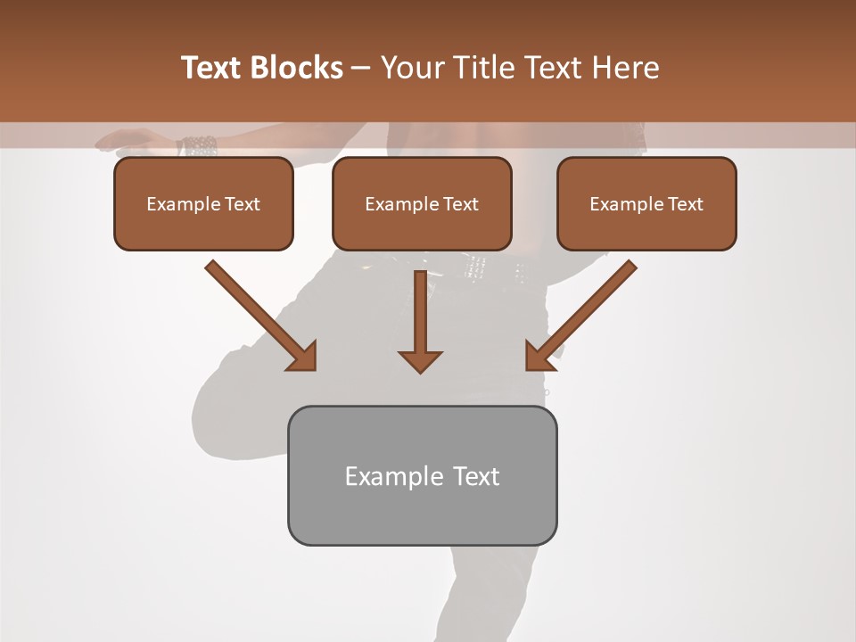 Moving Elegance Breakdancer PowerPoint Template