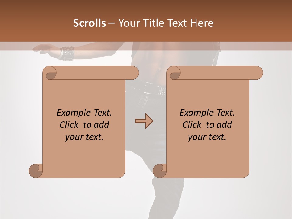 Moving Elegance Breakdancer PowerPoint Template