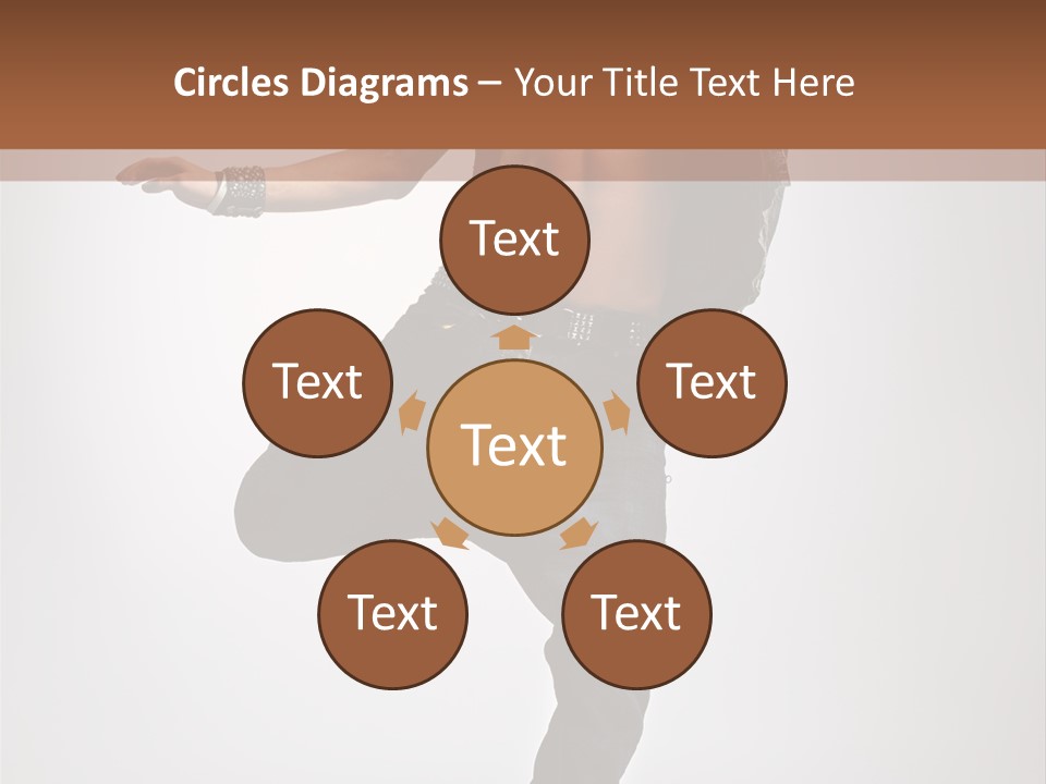 Moving Elegance Breakdancer PowerPoint Template