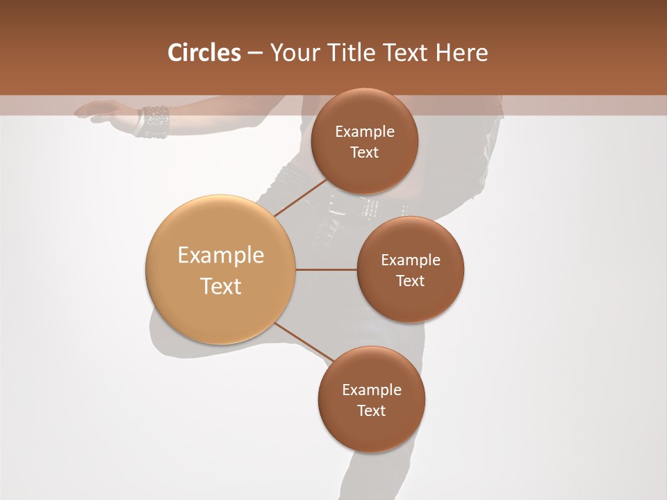 Moving Elegance Breakdancer PowerPoint Template