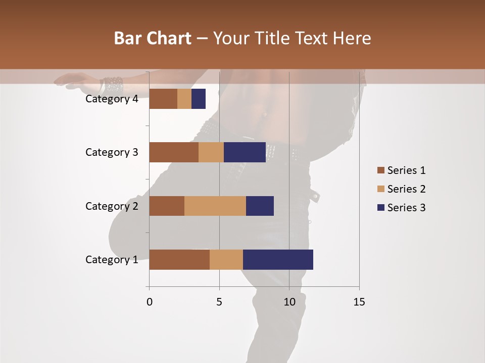 Moving Elegance Breakdancer PowerPoint Template