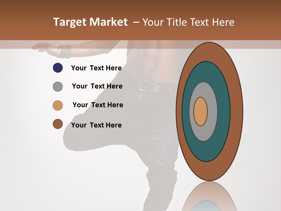 Moving Elegance Breakdancer PowerPoint Template