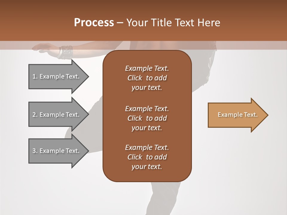 Moving Elegance Breakdancer PowerPoint Template