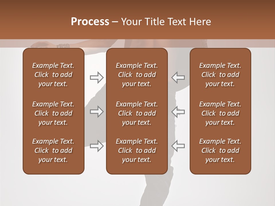 Moving Elegance Breakdancer PowerPoint Template