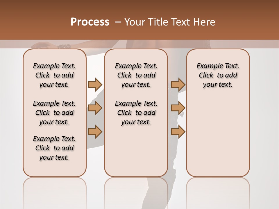 Moving Elegance Breakdancer PowerPoint Template