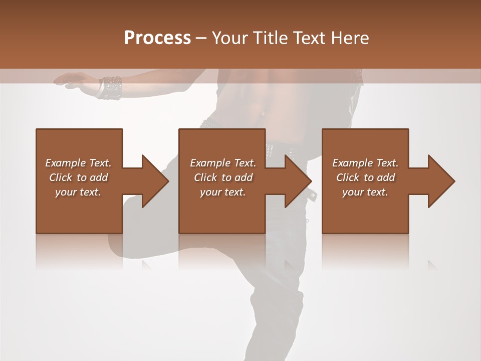 Moving Elegance Breakdancer PowerPoint Template