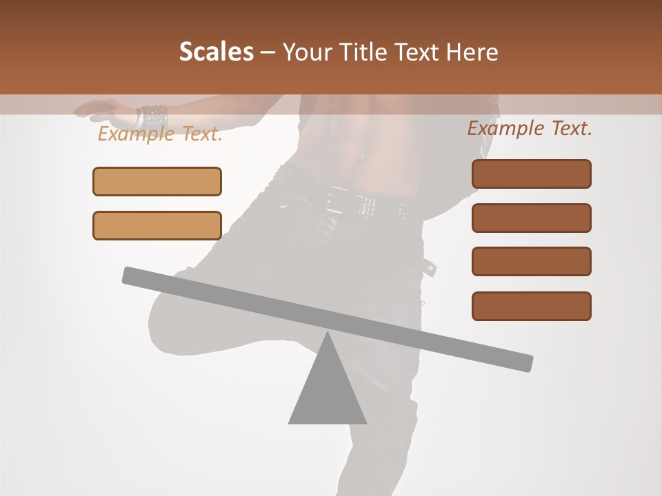 Moving Elegance Breakdancer PowerPoint Template