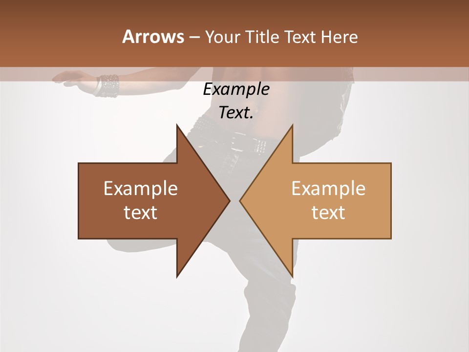 Moving Elegance Breakdancer PowerPoint Template