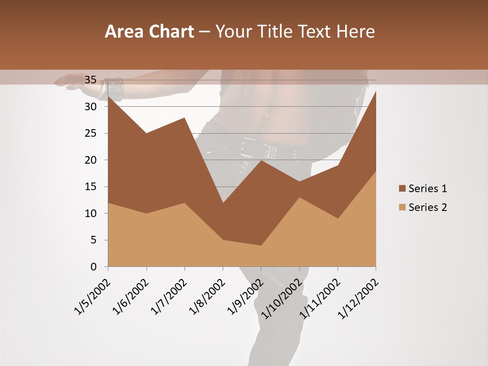 Moving Elegance Breakdancer PowerPoint Template