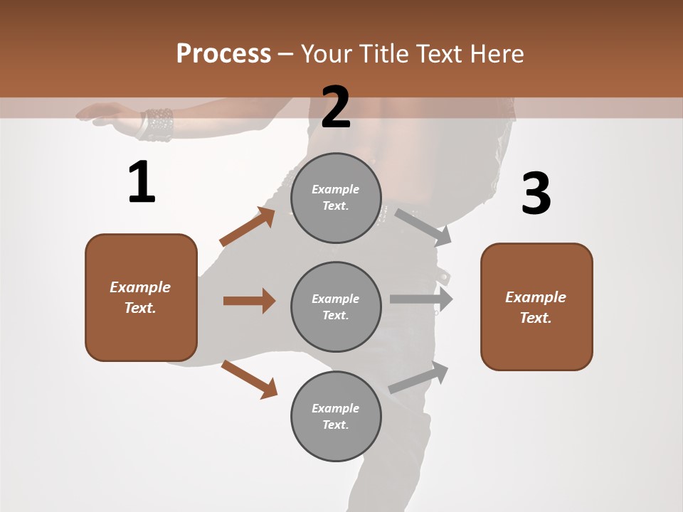 Moving Elegance Breakdancer PowerPoint Template