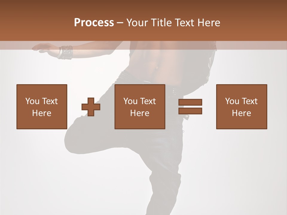 Moving Elegance Breakdancer PowerPoint Template