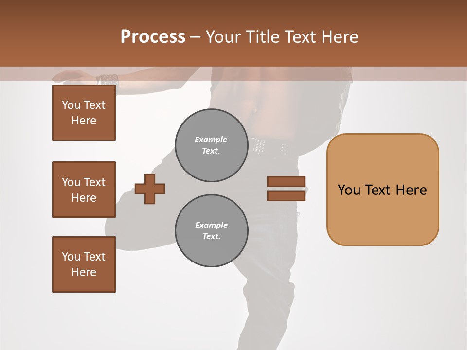 Moving Elegance Breakdancer PowerPoint Template