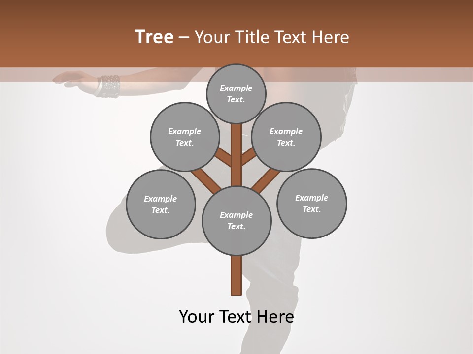 Moving Elegance Breakdancer PowerPoint Template