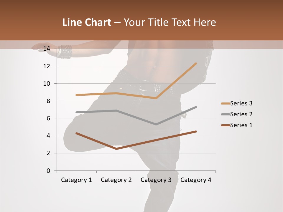 Moving Elegance Breakdancer PowerPoint Template