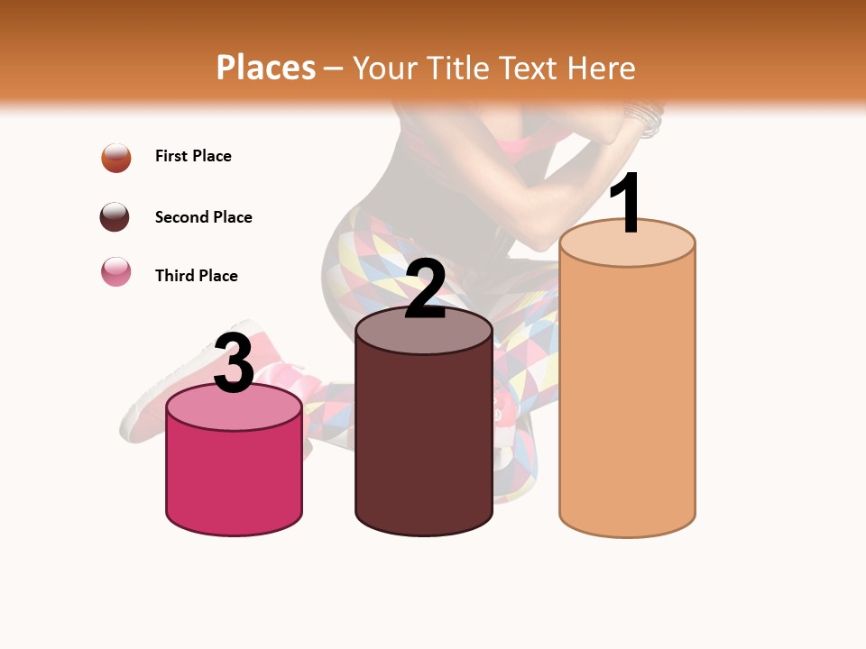 Dancer Exercise Fly PowerPoint Template