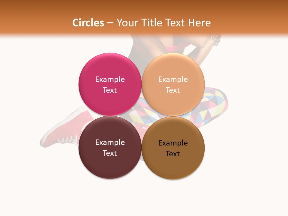 Dancer Exercise Fly PowerPoint Template