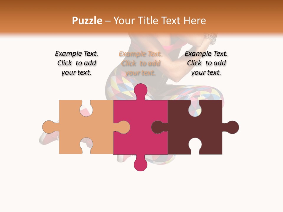 Dancer Exercise Fly PowerPoint Template