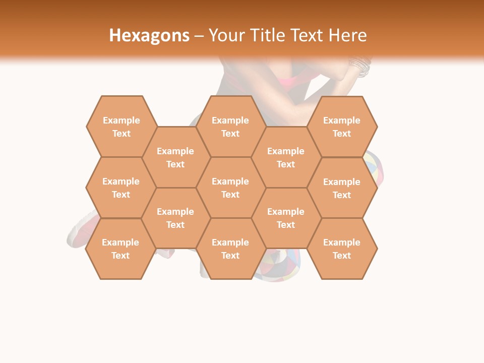 Dancer Exercise Fly PowerPoint Template