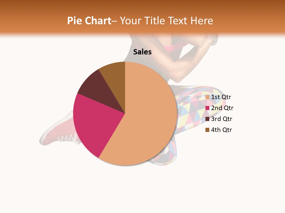 Dancer Exercise Fly PowerPoint Template