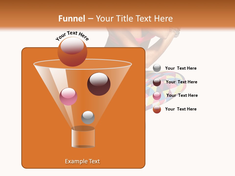 Dancer Exercise Fly PowerPoint Template
