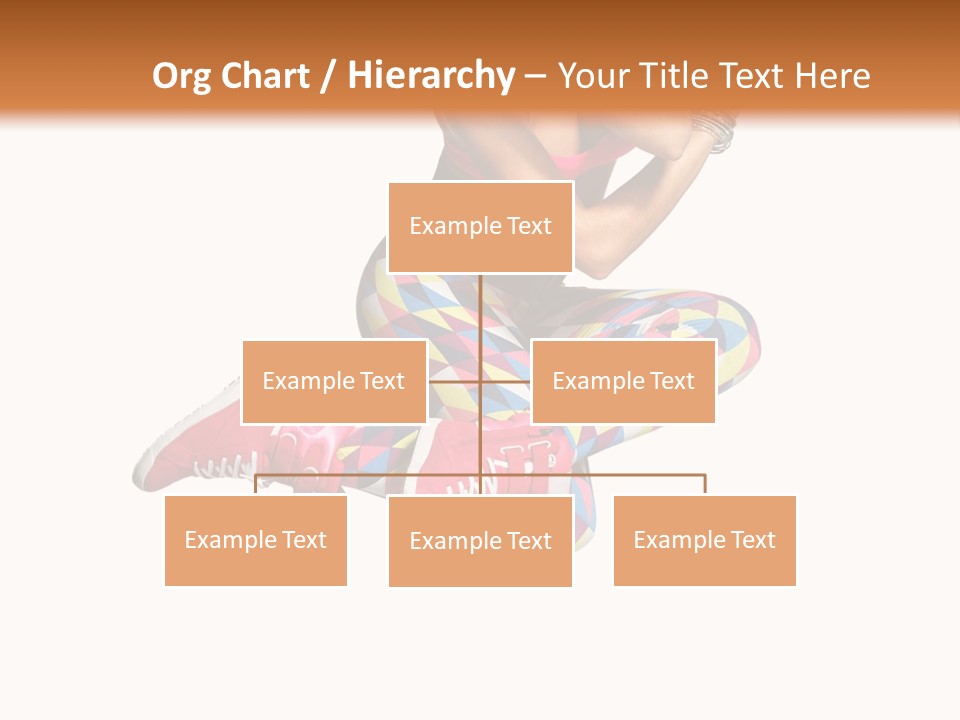 Dancer Exercise Fly PowerPoint Template